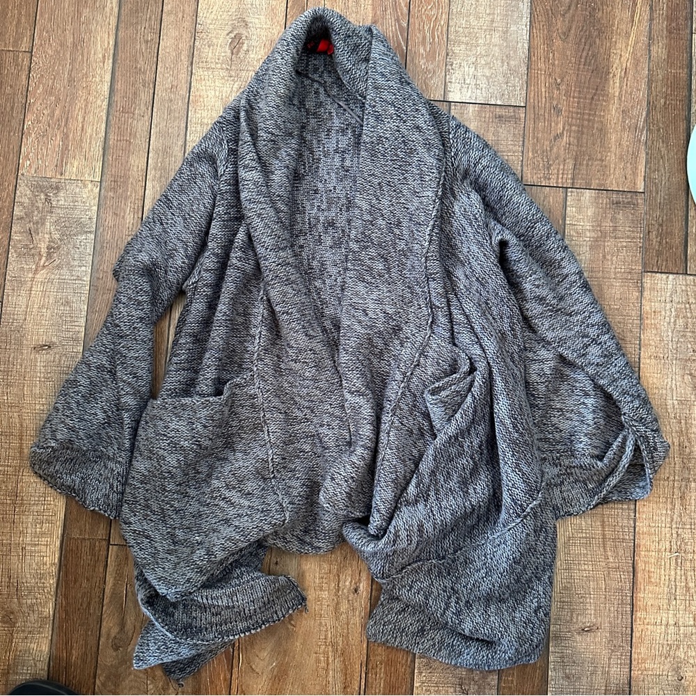 5/48 Oversized Gray Sweater, XS